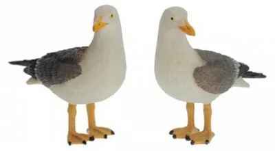 Produktbild von Tierplastik - Vogel - Mowe stehend 15 cm aus Polystone