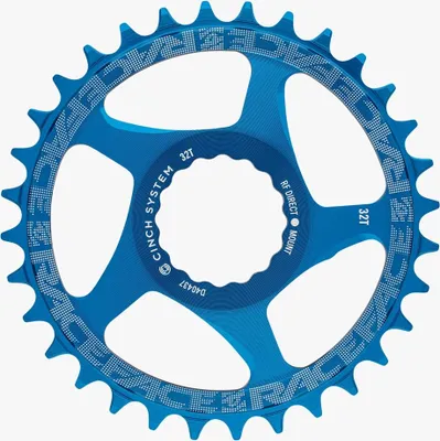 Produktbild von Race Face Cinch Direct Mount Kettenblatt 30 Z., 52 mm, blau - präziser Antrie...