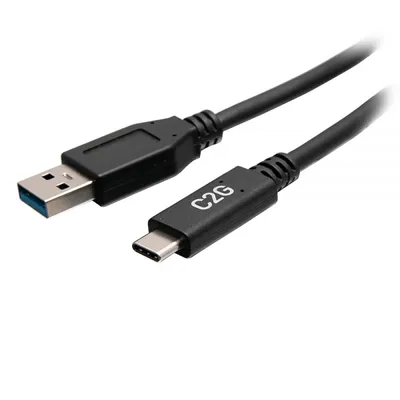 Immagine prodotto di C2G C2G28876 Cavo USB USB 3.2 Gen 1 (3.1 Gen 1) da USB-C a USB-A, nero