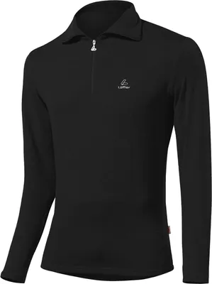 Produktbild von Löffler EVO TURTLE TRANSTEX® MIDLAYER Herren Fleece-Shirt schwarz schwarz 52