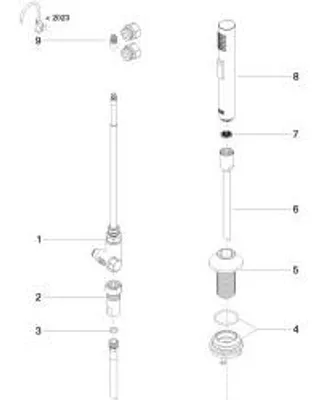 Produktbild von DORNBRACHT 27731809-42 Spülbrausegarnitur VAIA 27731809