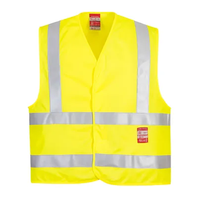 Produktbild von Portwest FR75 Warnschutz-Weste - flammhemmend Yellow Gr. L/XL