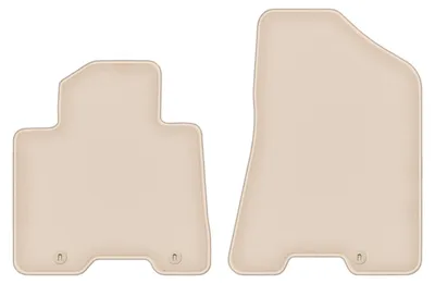Produktbild von DURBAN Beige Velours-Fußmatten vorne für Kia Sportage IV SUV (2015-)