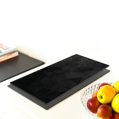Obrázok produktu pre SKLENENÁ DOSKA NA KRÁJANIE 30x52 Čierna