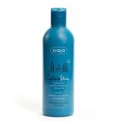 Zdjęcie produktu dla Ziaja Gdanskin morski szampon nawilżający, 300ml