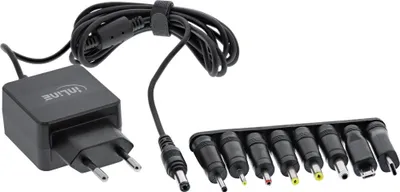 Obrázek produktu pro InLine 26608N, 100 - 240 V, 50 / 60 Hz, 3000 mA, Černá, 1,8 m, 45 mm