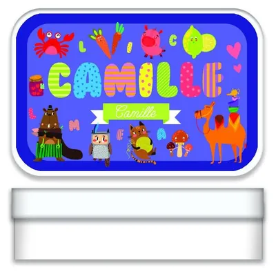 Metallene Punktdose personalisiert Camille 2,7x9,7x6,2 cm