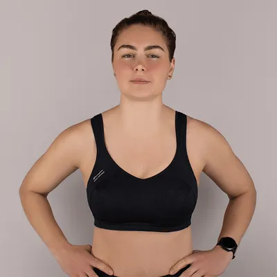 Obrázek produktu pro Champion, sportovní podprsenka pro ženy, model U10034, černá barva, velikost 85H (EU)