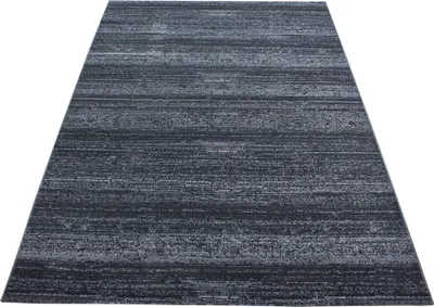Produktbild von Teppich Läufer Wohnzimmer Grau 80x150 Unicolor - Einfarbig aus Polypropylen