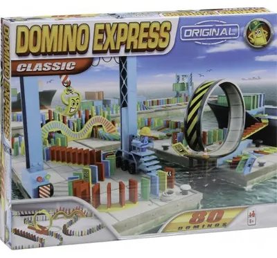 Image de Domino express classic - goliath - jeu de construction dominos - jeu de societe - 380830