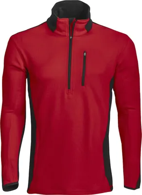 Produktbild von Langarmshirt MICRO POLO 3306 mit Stehkragen, kurzem Reißverschluss und Kinnschutz