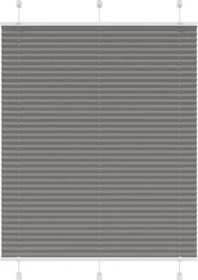 Productafbeelding van Plissé rolgordijn 105x150 cm stofbreedte 104,4 cm antraciet