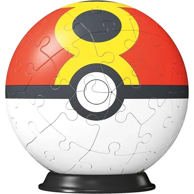 Immagine prodotto di Puzzle 3D Pokéball: Repeat Ball (55 elementów) z podstawą 7 cm