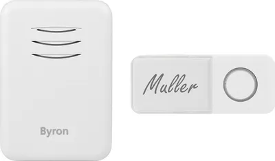 Produktbild von Byron DBY-22311NP, Weiß, 80 dB, Haus, Büro, IP44, 1 Stück(e), 1 Stück(e)