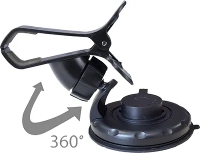 Immagine prodotto di HP Autozubehör Suction cup Car mobile phone holder 360° swivel 40 - 120 mm 4 inch (max)