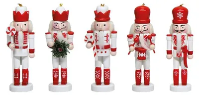 Obrázok produktu pre Ozdoba "Nutcracker" (Figúrka "Dediček"), 5 kusov, 13 cm, M13505