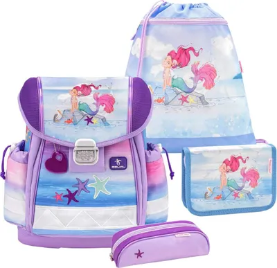 Produktbild von Belmil Classy Schulranzen-Set 4-teilig, Belmil-Farbe:Beautiful Mermaid