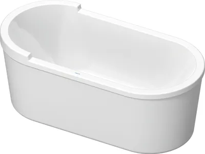 Immagine prodotto di Vasca Duravit Starck 160 x 80 x 60 cm, ovale inclinata a R, rivestimento in acrilico, telaio, bianco, 700409000000000