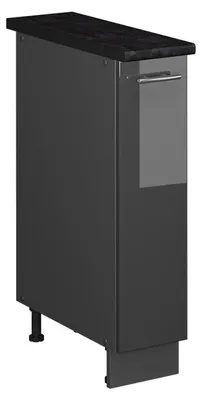 Produktbild von Apothekerschrank Vicco Fame-Line Anthrazit Hochglanz/Anthrazit 20 cm, AP Anthrazit, Model 62090