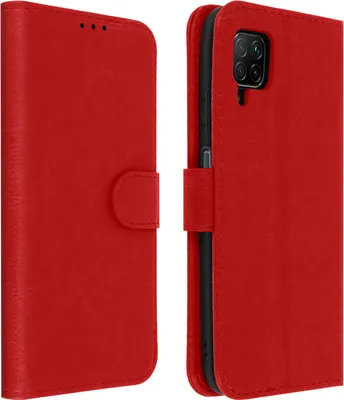 Produktbild von Avizar, Klappetui aus Kunstleder für Huawei P40 Lite, Rot