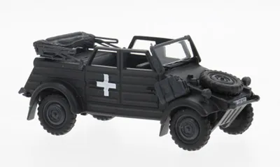 Productafbeelding van Cararama 4-90651 - 1/43 VW Kubel 4x4 Type 82, grijs, 1940 - Nieuw