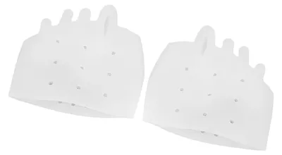 Imagen del producto de Separadores de dedos de silicona, correctores para juanetes, 1 par, para aliviar el dolor de pies