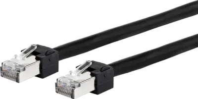 Obrázok produktu pre METZ CONNECT 13084U1000-E, 1 m, Cat6, S/FTP (S-STP), RJ-45, RJ-45, Čierna