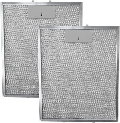 Metall-Fettfilter 2er-Pack 300x250 mm für Dunstabzugshaube