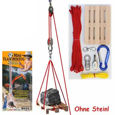 Produktbild von Kids at Work Mini-Snatch Flaschenzug für Kinder - Spielzeug Technikspaß