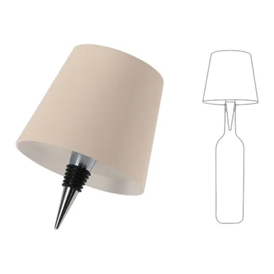 Produktbild von Countryfield LED Lampenschirm creme Korken USB Touch 48 LEDs für Flaschen
