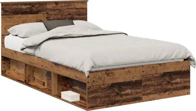 Obrázek produktu pro vidaXL Rám postele z regenerovaného dřeva 120 x 200 cm z masivního borovicového dřeva