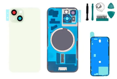 Produktbild von iPhone 15 Backcover Grün - Set