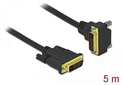 Obrázek produktu pro DeLOCK 85896, 5 m, DVI-D, DVI-D, Samec, Samec, Černá