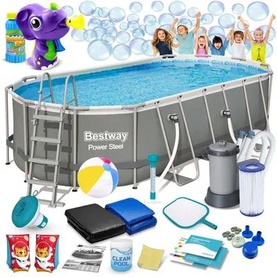 Obrázok produktu pre Rámový záhradný bazén 549 x 274 x 122 cm 17 v 1 Bestway 56710