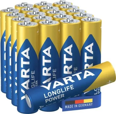 Produktbild von Varta 4903121420, Einwegbatterie, AAA, Alkali, 1,5 V, 20 Stück(e), 44,5 mm
