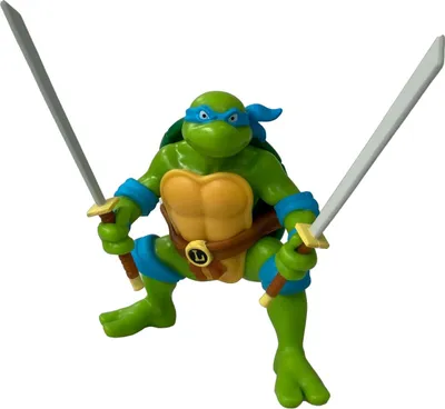 Image de Figurka Leonardo z Ninja Turtles Retro 9 cm - kolekcjonerska figurka ma