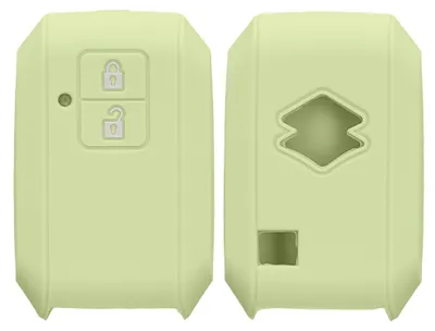 Produktbild von kwmobile Schlüsselhülle für Suzuki 2-Tasten Autoschlüssel Keyless Go Hülle - Autoschlüssel Schlüssel Hülle aus Silikon - Schlüsselschutz Gehäuse in
