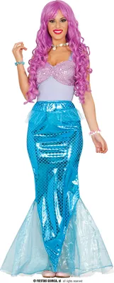 Produktbild von Zauberhaftes Meerjungfrau Cosplay Kostüm Märchen, Größe: 38 - 40 (M) Farbe: Lila
