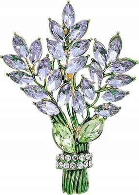 Immagine prodotto di PINETTI Incantevole spilla a forma di bouquet di lavanda con zirconi