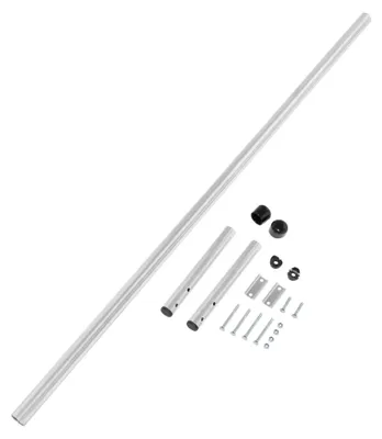 Produktbild von Handlauf, 1,25 m Spezial-Alu-Rohr, Durchm. 30 mm, mit T-Nut für variable Anbringung der Halter