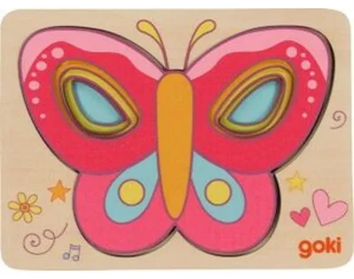 Produktbild von Schichtenpuzzle Schmetterling