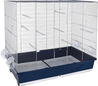 Obrázek produktu pro Klec pro andulky ROSE 80 x 45 x 75 cm - růžová - 1 kus