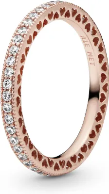 Produktbild von Pandora Funkeln und Herzen Ring 180963CZ Damenring, Ringgröße:64