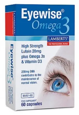 Productafbeelding van Lamberts Eyewise met omega 3 (60 capsules)