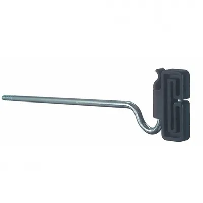 Produktbild von Weidezaun Vorbau-Bandisolator 40 mm - 22 cm Schaft (10015) 25 Stück)