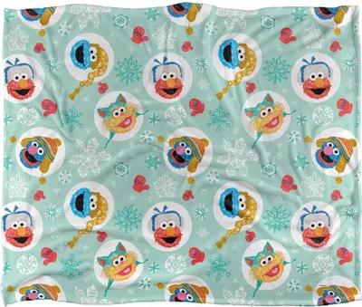 Produktbild von Sesame Street - Charakterköpfe Decke, Seidig, Festival, Supersoft TV24375 (Einheitsgröße) (Bunt)