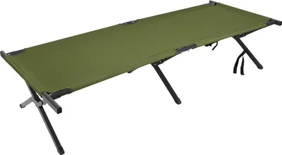 Produktbild von MFH US Feldbett Alu olive extra lang