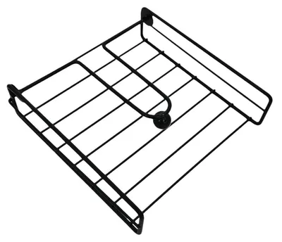 Metall-Serviettenhalter, schwarz, 19 x 19,5 x 5,5 cm