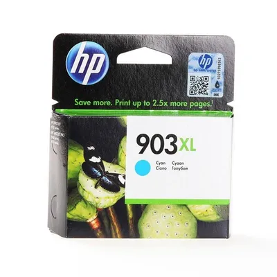 Produktbild von HP 903XL Cyan Original Tintenpatrone mit hoher Reichweite, Hoch, Cyan, Tinte auf Pigmentbasis, 8,5 ml, 1 Stück(e), Einzelpackung