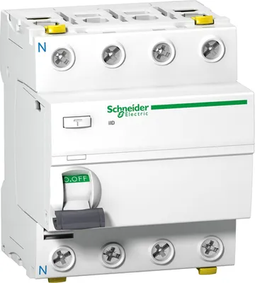 Produktbild von 4P 63A 0,03A Fehlerstromschutzschalter Typ AC iID A9Z11463
